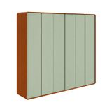 Guarda-roupa Casal Loop 100% Mdf 6 Pt 6 Gv Frassino E Sálvia