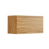 Armário Aéreo De Cozinha 80cm Com 1 Porta Basculante 100% Mdf Noruega Espresso Móveis Amendoa
