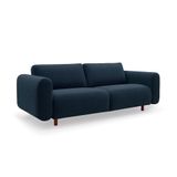 Sofá 3 Lugares Vicenzo Linho Azul 180 Cm