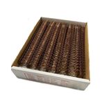 Wire-o De Encadernação Bronze Passo: 3x1 A4 Diâm: 1-4" Utilização: 20 Folhas Cx: 100un