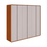 Guarda-roupa Casal Loop 100% Mdf 6 Pt 6 Gv Frassino E Off White