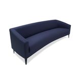 Sofá 3 Lugares Vittorio Linho Azul 210 Cm