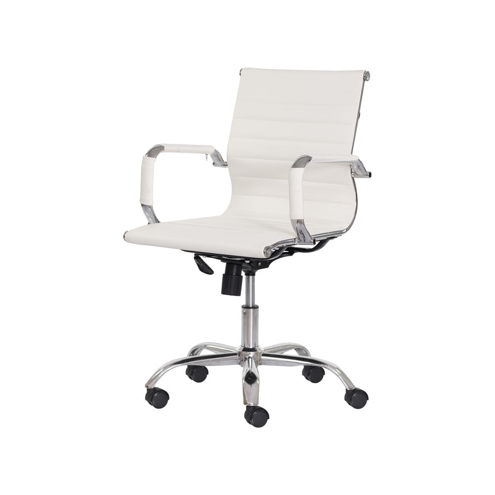 Cadeira De Escritório Stripes Diretor Branca