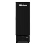 Freezer Vertical Imbera 561 Litros Porta Sólida Full Black Preto Evz21 - 127 Volts