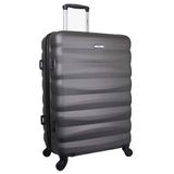 Mala De Bordo Pequena Para Viagem Em Abs Yins 21089 Cadeado Integrado Rodas Giro 360° Cinza