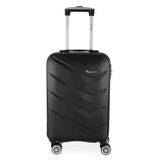 Mala De Bordo Pequena Para Viagem Em Abs Gosuper Oslo Cadeado Integrado Rodas Giro 360° Preta