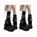 Aquecedores De Pernas Heyheyshine Heyheyshine Y2k Star Skull Print
