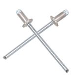 1 Par De Aço Inoxidável Rosette Rivets Focket Dash