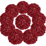 Flores Artificiais Flojery Silk Hortênsias Com Caules X10