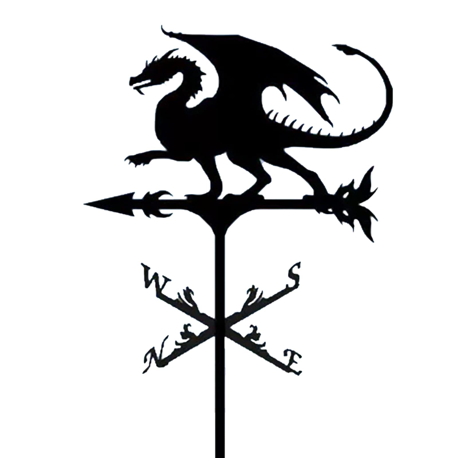 Dragão De Aço Inoxidável Weathervane Opsrey Para Jardim Ao Ar Livre