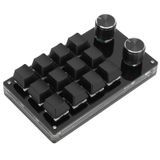 Teclado Mecânico Macro Focket, Programável Com Uma Mão