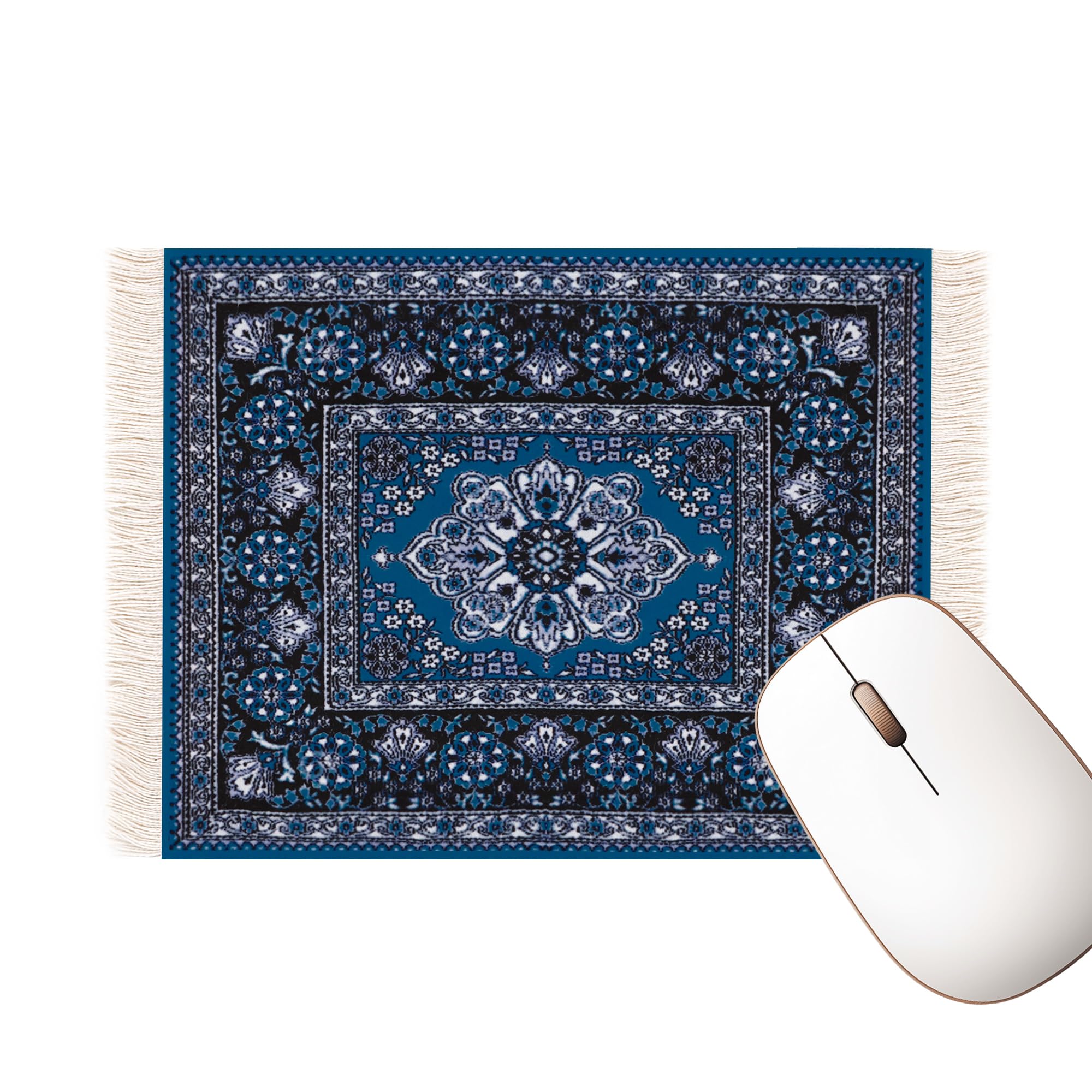 Tapete Mouse Pad Toccool Design De Estilo Persa Azul Acinzentado