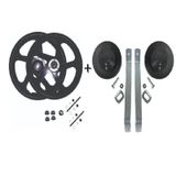 Aro Bike Infantil Aro 16 Nylon+ Roda Lateral, Preto.