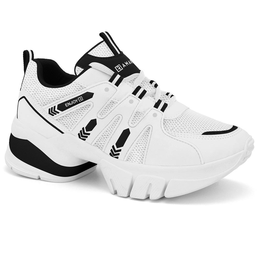 Tenis Ramarim Ref 2580132-1 Branco/preto 039
