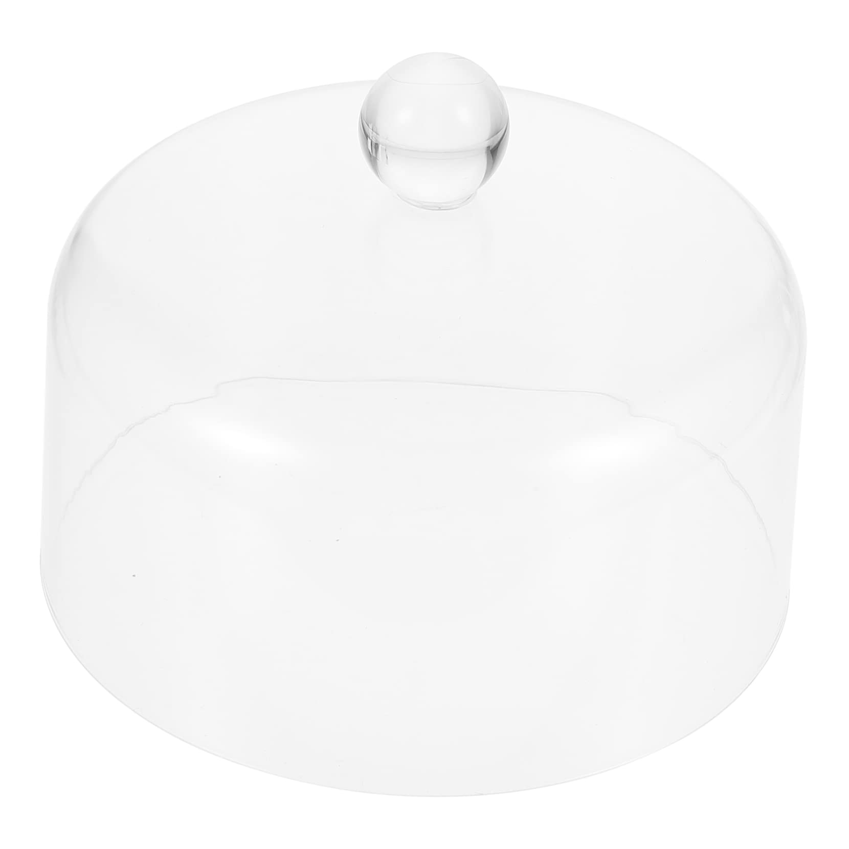 Cake Dome Feltechelectr Em Acrílico Transparente Com Base 16,20x16,20x12,50 Cm