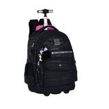 Mochila Rebecca Bombom De Carrinho 19" Rb24586 Preto