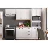Cozinha Completa 4 Peças Bella 2 Armários 1 Balcão 1 Paneleiro C4p57 Branco