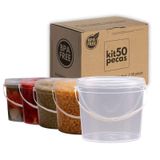 Balde 1,8l Para Feijoada Com Tampa Transparente