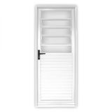 Porta De Aço Basculante 215x85cm Laminada Minas Sul Mgm Branco