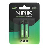 Pilha Recarregável Aa C/2 - 2200mah 1.2v - Vp2ab2r