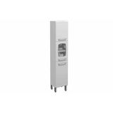 Cristaleira De Cozinha Paneleiro Evidence 7032 Com 3 Portas 1 Com Vidro Branco Bertolini