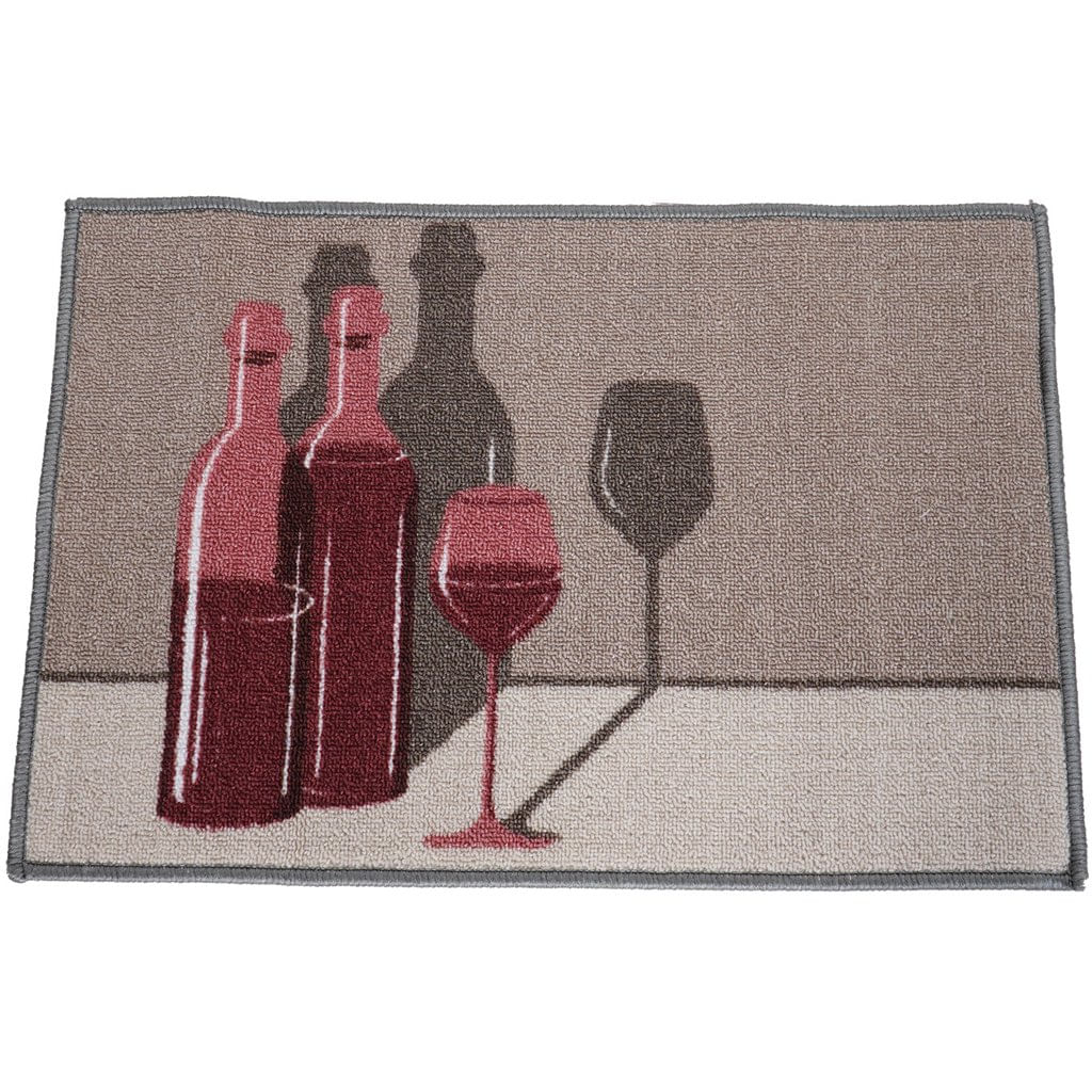 Tapete De Cozinha Colori Antiderrapante 40x60cm Wine