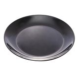 Prato Sobremesa Vidro Opalino Diwali Black 19cm