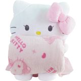 Pelúcia Com Manta Coral Fleece Turma Da Hello Kitty 100x75cm Hello Kitty