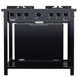 Fogão Industrial Dako 4 Bocas Com Forno E Tripla Chama Preto
