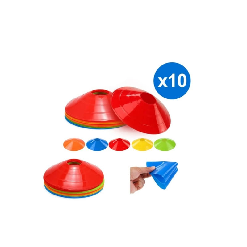 Cones De Lentilha Training Crossfit Fitness 10 Unidades