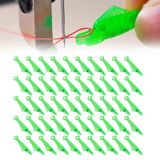 Máquina De Costura Needle Threader Aozuo Fish Type X50 Green