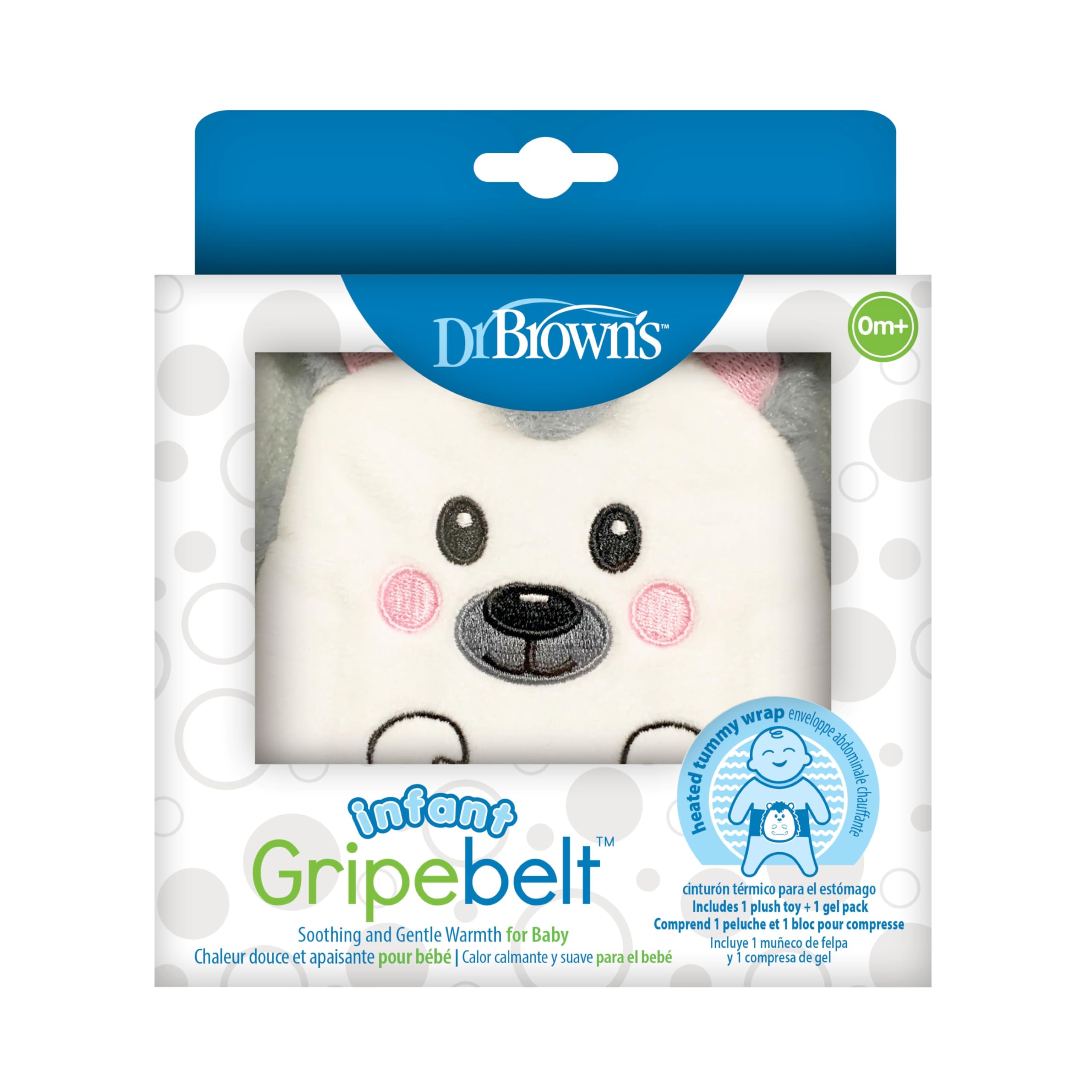 Pulseira De Barriga Aquecida Com Cinto Infantil Dr. Brown's Hedgehog 0m+