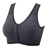 Camiseta Regata Yeyele Com Suporte Médio E Almofada Removível, Racerback, Sutiãs Esportivos Pós-cirúrgicos Para Mulheres, Cinza Escuro