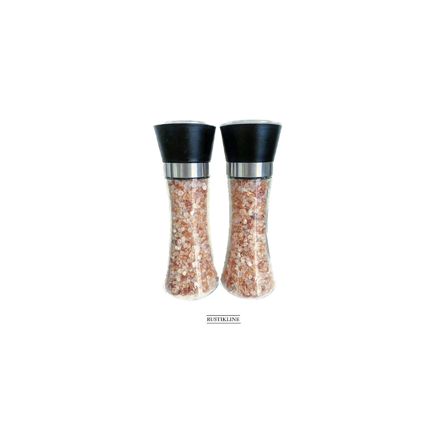 Pacote De 2 Moedores De Sal Rosa Do Himalaia