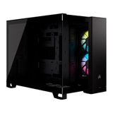 Gabinete Gamer Corsair 2500x Link Lateral De Vidro Temperado Mini-itx/micro-atx Preto