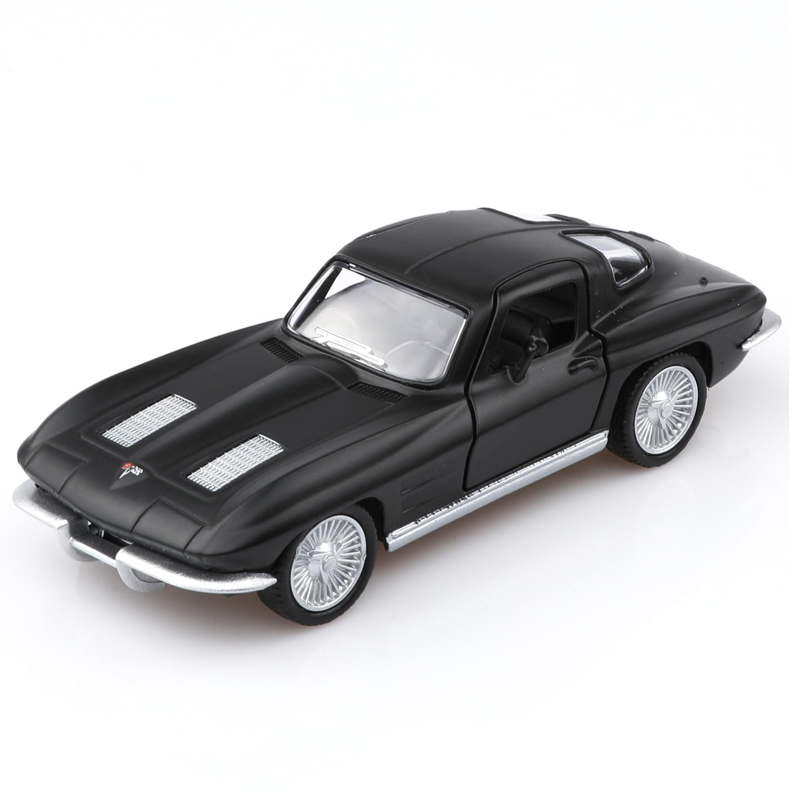 Carro Fundido Sob Pressão Tokaxi 1963 Chevy Corvette, Escala 1/36 Para Crianças