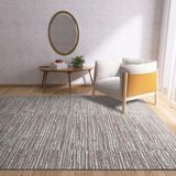 Tapete Sala Quarto Rustico Algodão Mesclado Riscato Caramelo 200x140