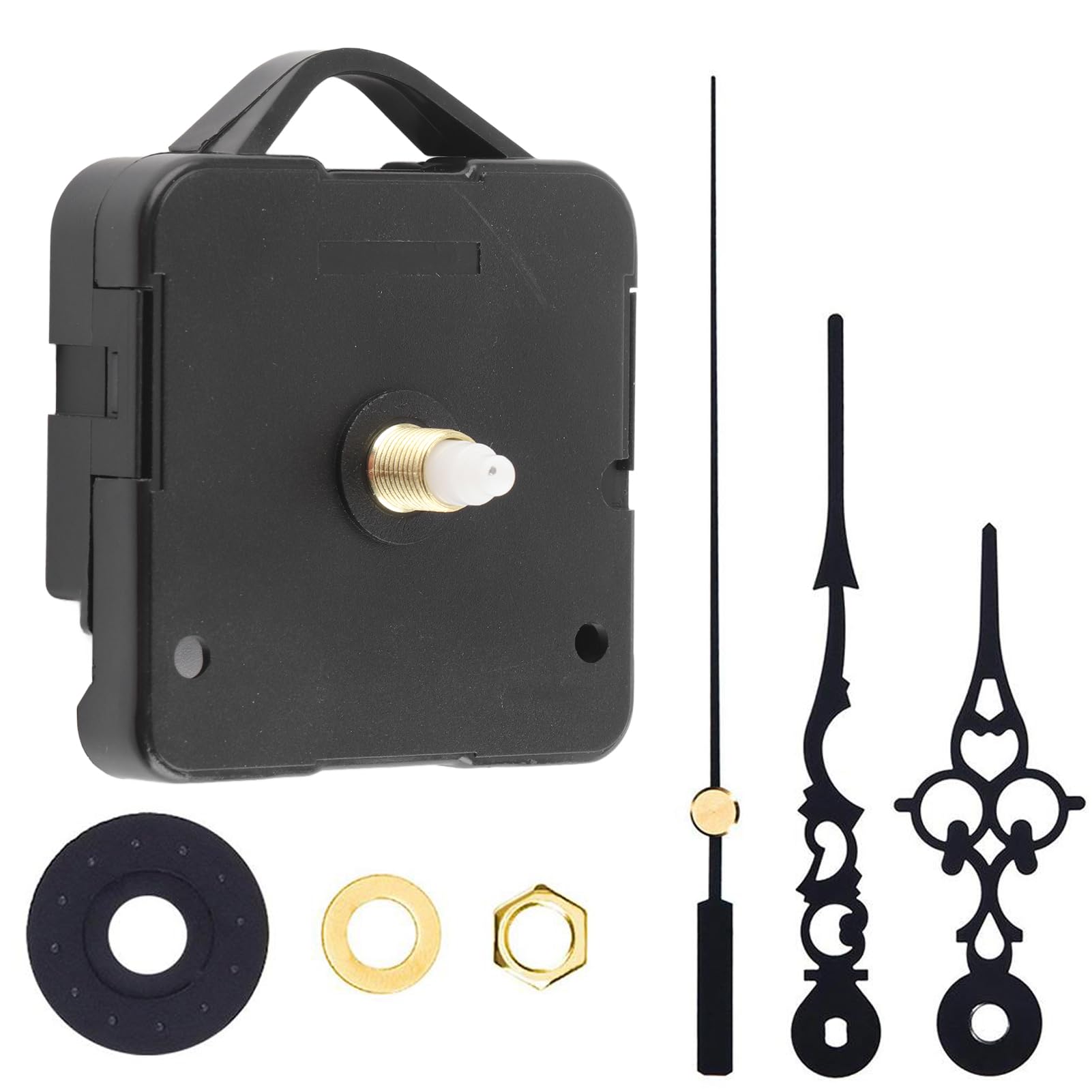 Kit De Movimento De Relógio Wbty Quartz Clock Repair (preto)
