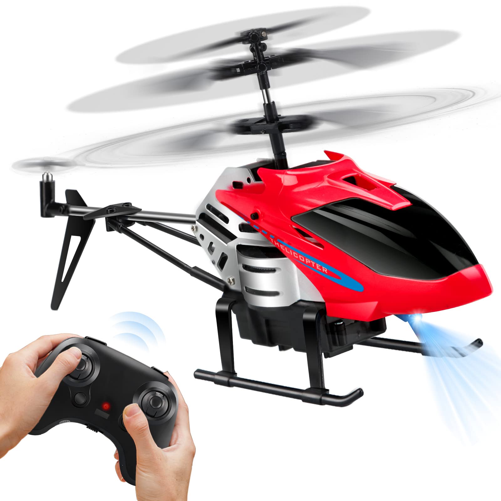 Helicóptero Rc Dolanus Remote Control One Key Take-off Red