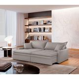 Sofá Elegance Veludo 2 Módulos 100 Cm B25 Cm Meu Sofá Online B026 Veludo Prata