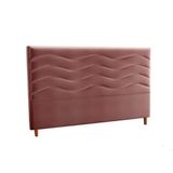 Cabeceira Madrid Queen 156 Cm Suede Meu Sofá Online Rosa