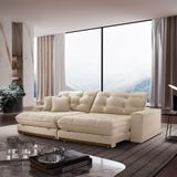 Sofá Duque Dois Módulos De 120cm B25cm Meu Sofá Online A294 Linho Creme