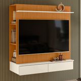Painel Para Tv Até 42 Polegadas Com Closet 2 Gavetas Wave Albatroz