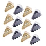 Caixas Para Fatias De Bolo Feltechelectr Mousse De Queijo Triangular X40