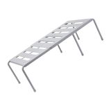 Prateleira Telescópica Rack De Armazenamento De Mesa Feltechelectr Cinza
