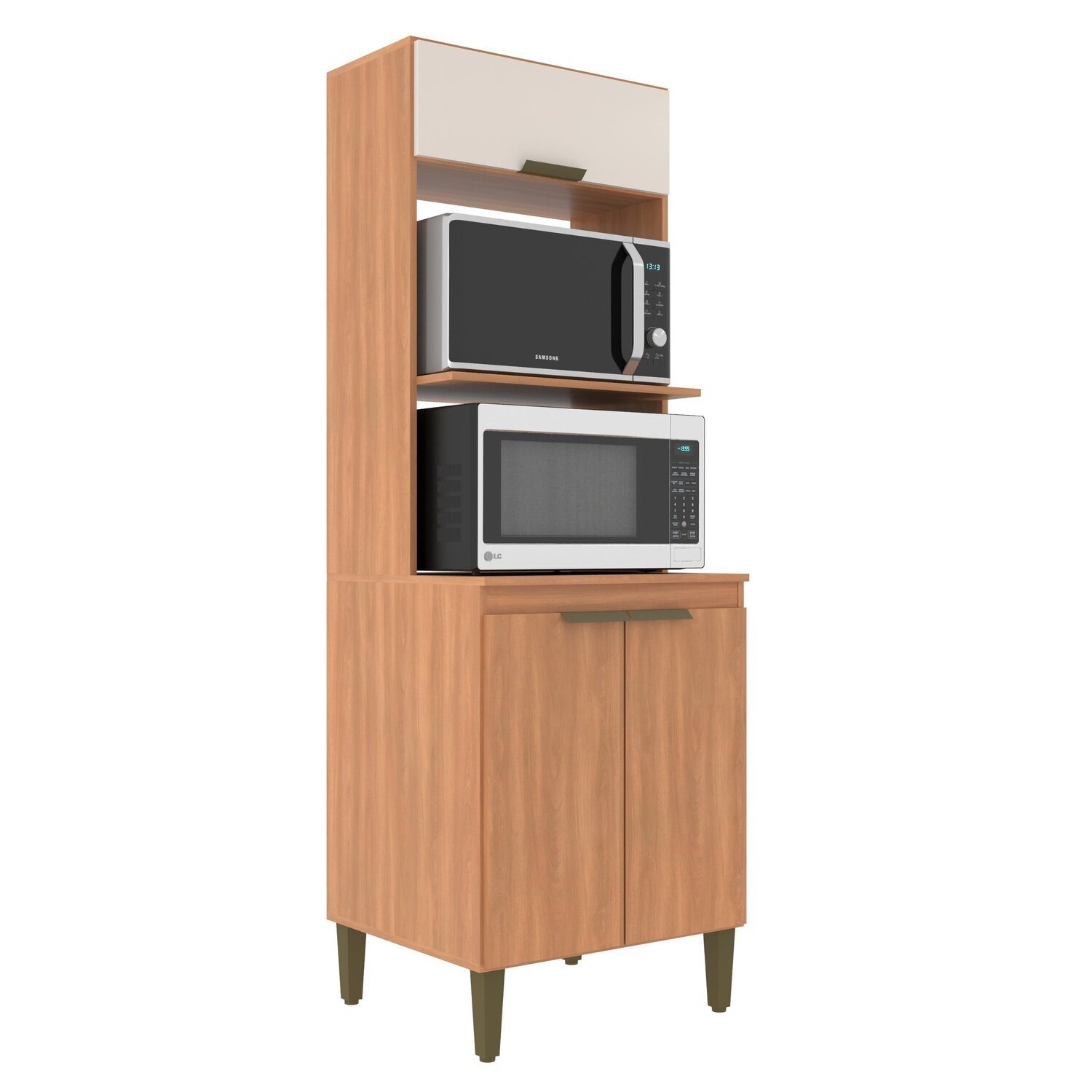 Torre Quente Para Cozinha Freijó/off White