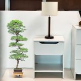 Mesa De Cabeceira 1 Gaveta Dm-126 Branco