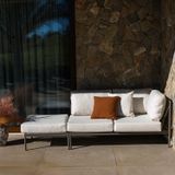 Conjunto Jardim E Varanda 1 Chaise Direita 1 Puff Refúgio Cabecasa Madeiramadeira Champanhe/quaker Areia