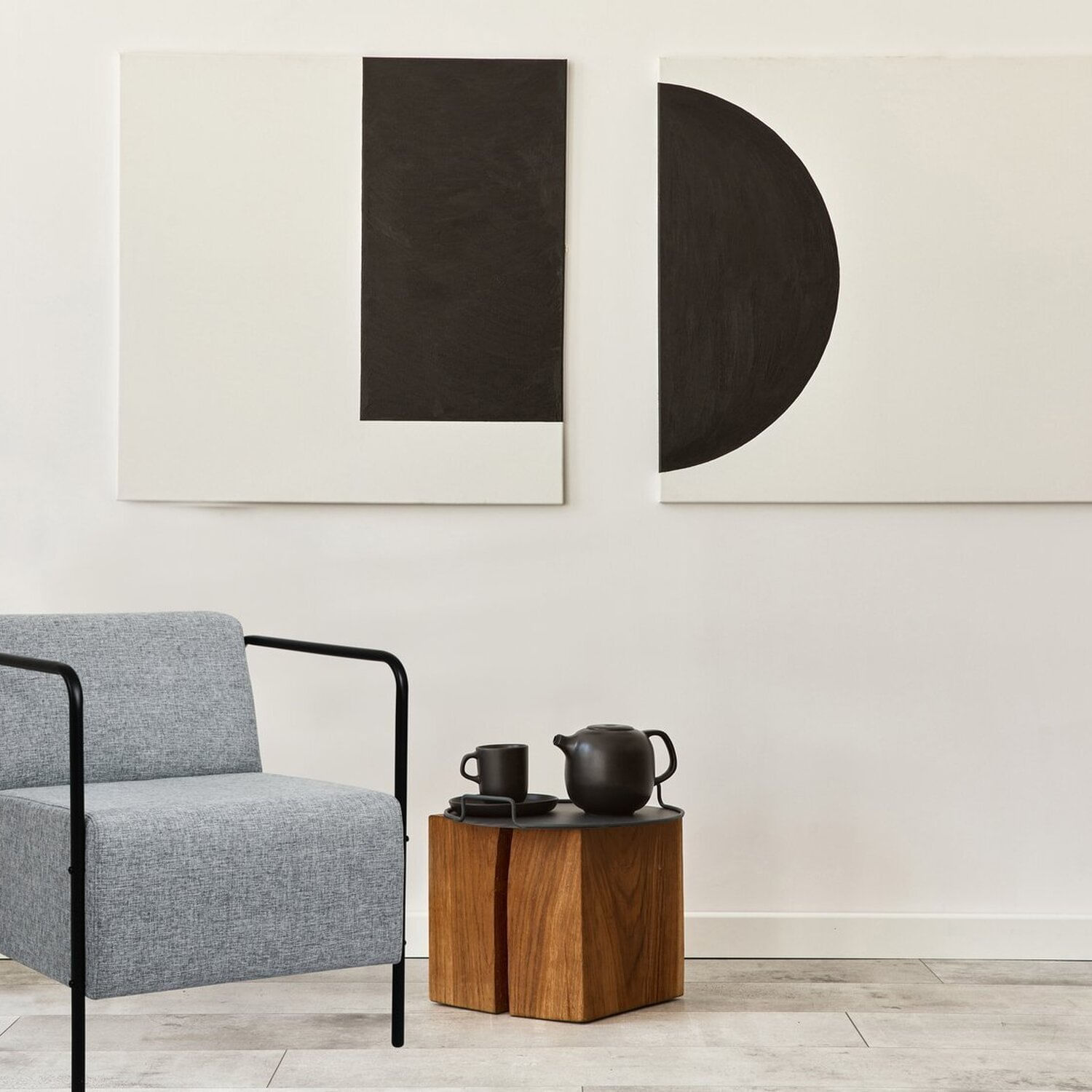 Poltrona Lino 1 Lugar 77cm X 66cm X 66cm Cinza