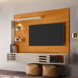 Painel Para Tv Até 50 Polegadas 2 Portas Frizz Select Cinamomo/off White